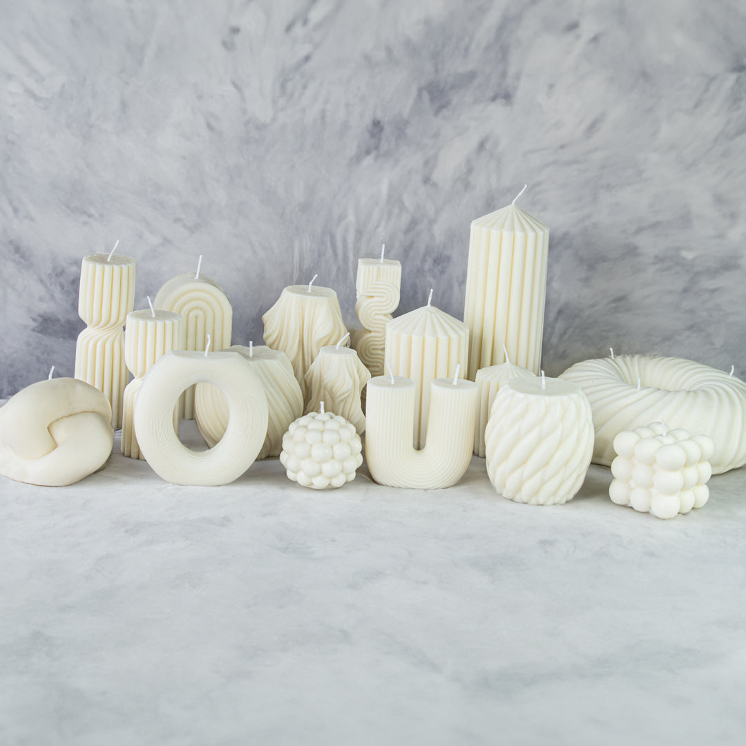 Bougies décoratives design chic - May26