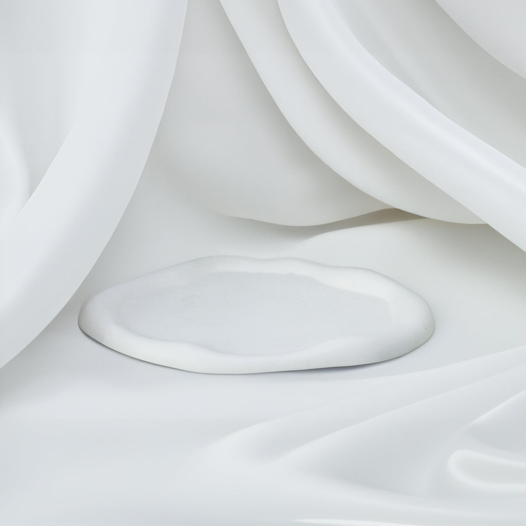 plateau jesmonite blanc - May26